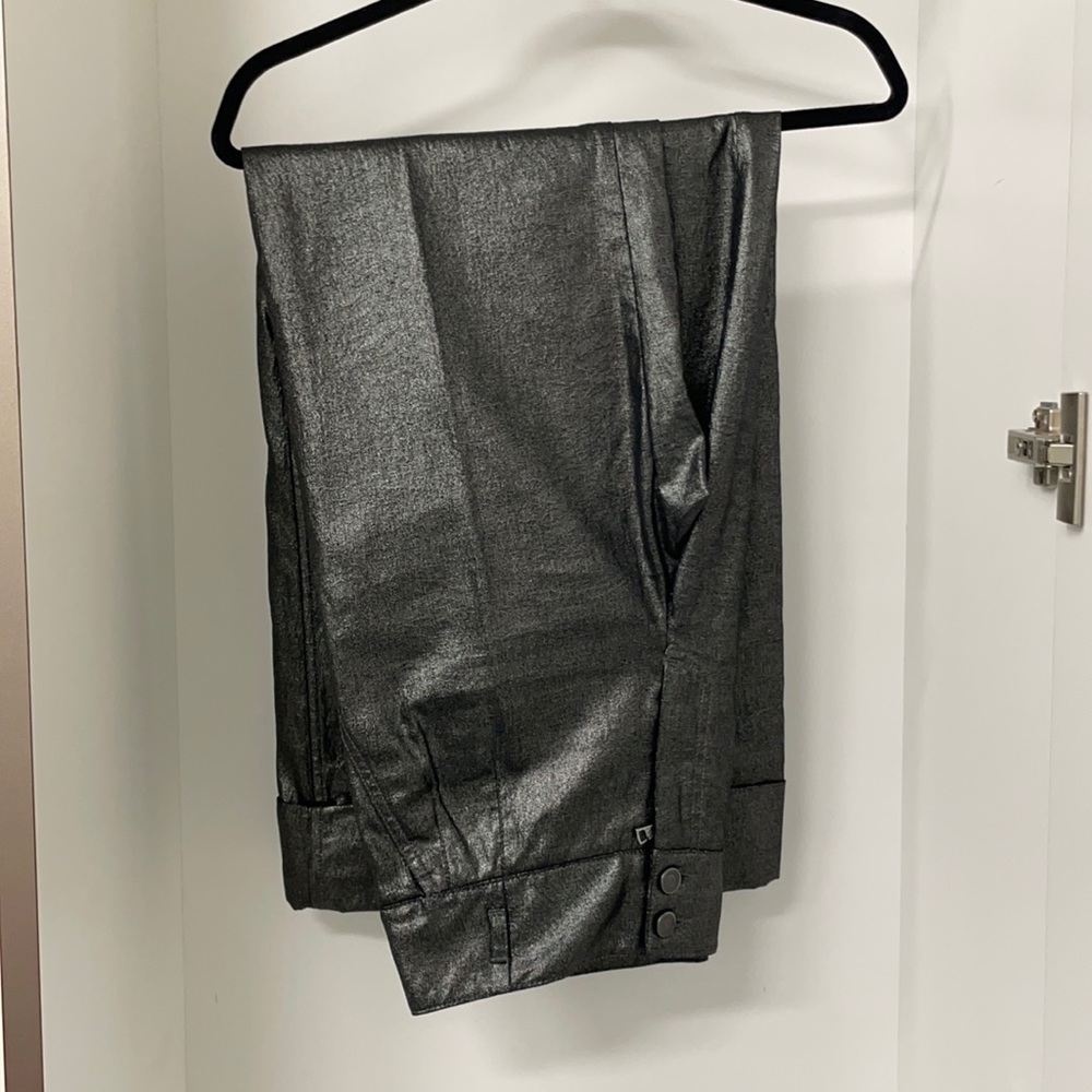 Dolce & Gabanna silver wide leg pants